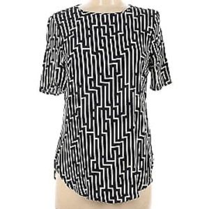 GP & Baker x H&M Viscose Short Sleeve Patterned Top